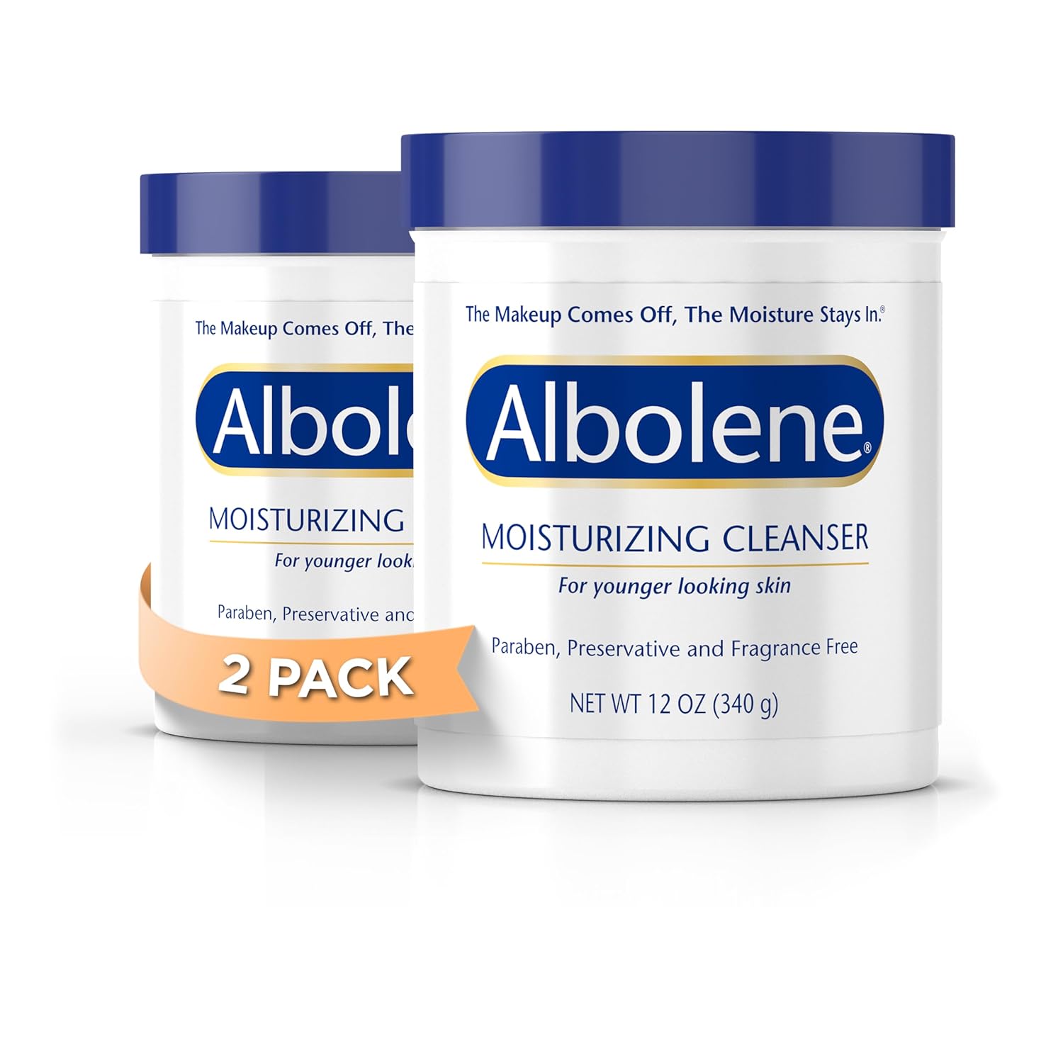 Albolene Moisturizing Cleanser Makeup Remover Balm - Fragrance-Free Facial Cream for Cleansing Hydration - Multi-Use Skincare for All