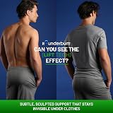 Rounderbum Herren-Unterwäsche – Lift-Jockstrap | Jockstraps für Herren – Jock Brief | Push-Up-Effekt – Po-Lifting Shapewear, Schwarze Lift-Unterhose, X-Large - 6