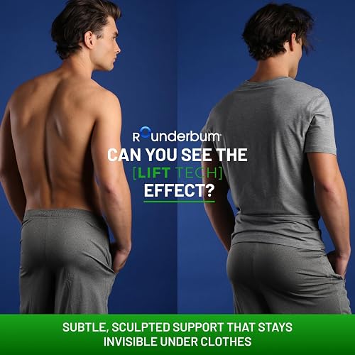 Rounderbum Herren-Unterwäsche – Lift-Jockstrap | Jockstraps für Herren – Jock Brief | Push-Up-Effekt – Po-Lifting Shapewear, Schwarze Lift-Unterhose, X-Large - 6