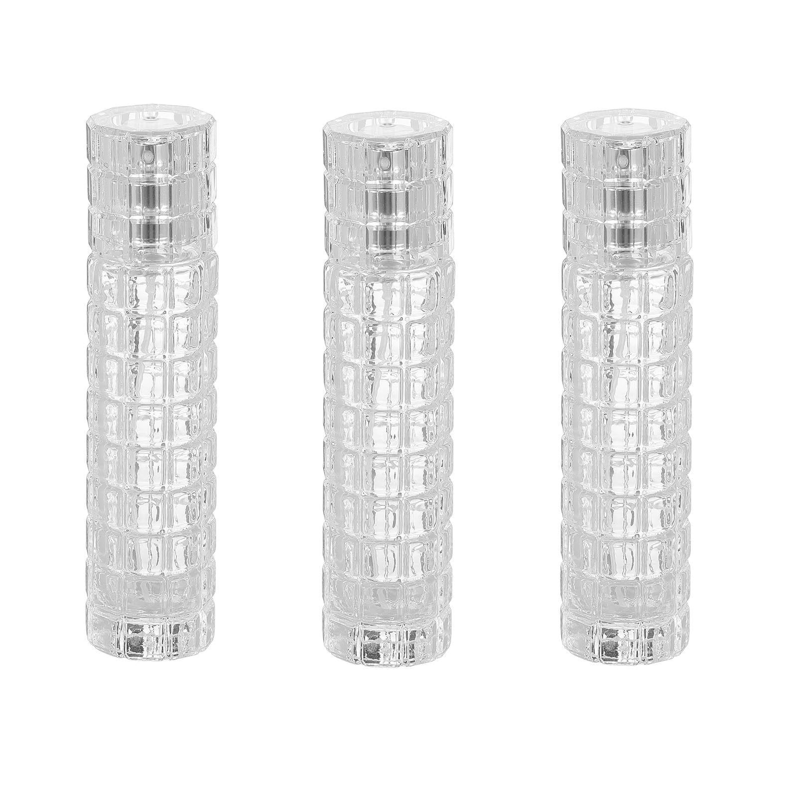 Botellas de cristal con atomizador de 1 onza, frascos recargables para fragancias y cócteles