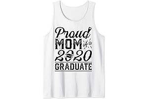 Proud Mom of a 2020 Senior | Graduation Gifts for Women Tank Top
