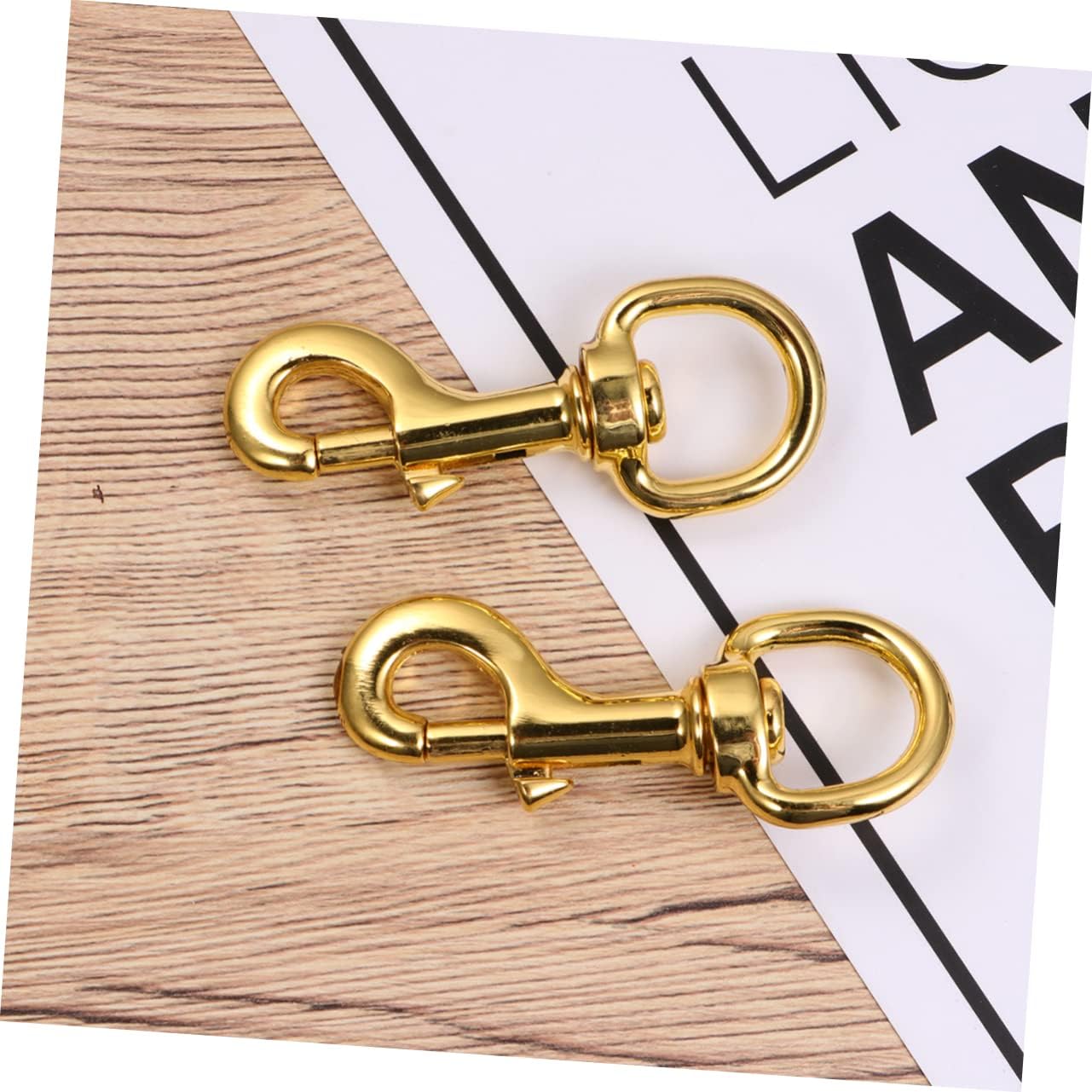 3sets Alloy Buckle Swivel Hooks Pet Collar Spring Hooks Dog Chain Collar Clip Traction Rope Pet Supplies Accessory 2pcs*3