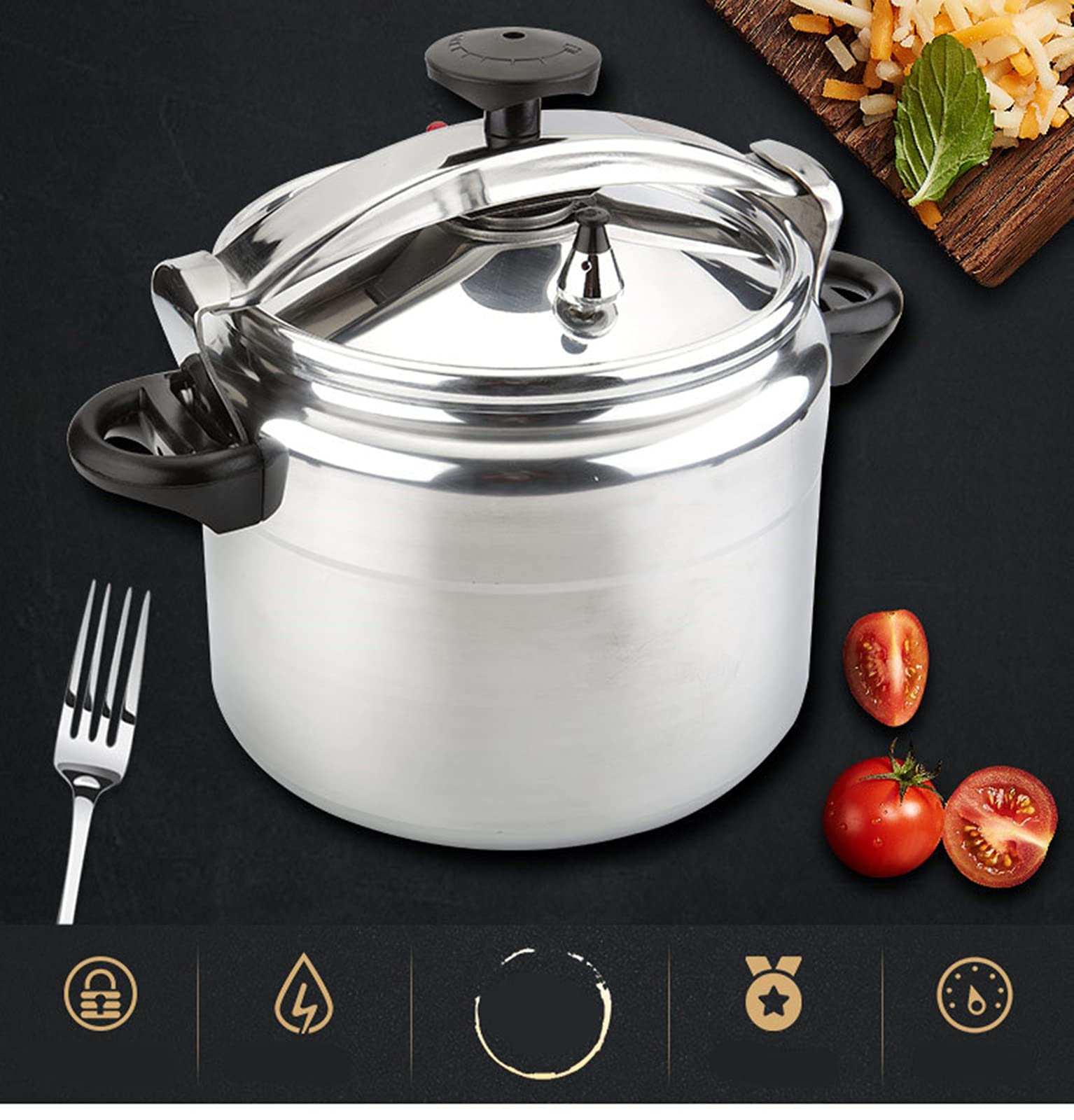 【匿名配送】業務用圧力鍋　40L Amazon | 圧力鍋 大容量 40L 大型圧力鍋 アルミ合金 圧力鍋 アルミ鍋