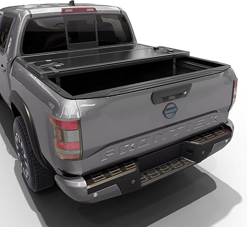 Miniatura 2 de Tutel Cubierta plegable rígida para caja de camioneta, compatible con Nissan Frontier 2005-2026 con caja de 5 pies (58.6 pulgadas) - TULH033