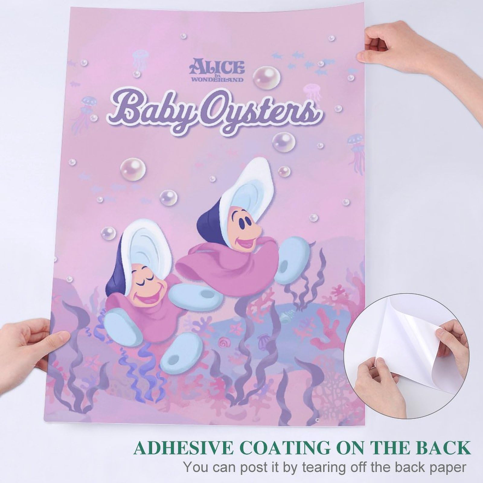 Amazon｜不思議の国のアリス ヤングオイスター ポスター 絵画