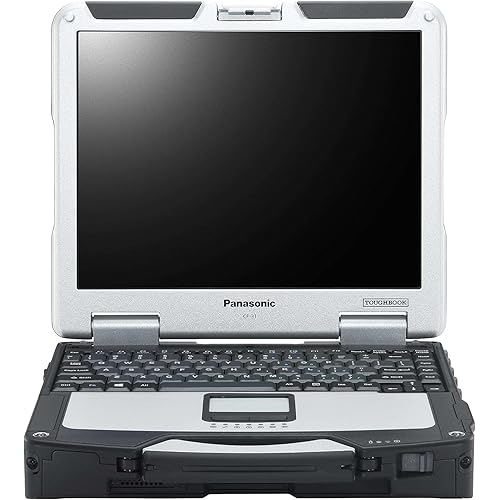 Panasonic Toughbook CF-31 MK5, Intel i5-5300U @2.3GHz, 13.1-inch LED Touchscreen, 16GB, 512GB SSD, Windows 10 Pro, WiFi, Bluetooth, DVD, 4G LTE, Backlit Keyboard, Webcam, GPS (Renewed)