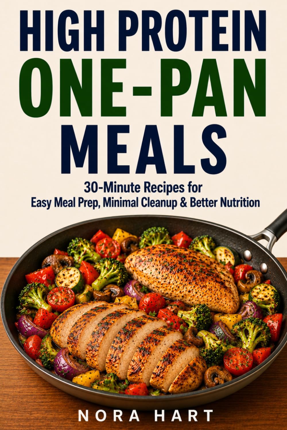HIGH PROTEIN ONE-PAN MEALS: 30-Minute Recipes for Easy Meal Prep, Minimal Cleanup & Better Nutrition (High Protein Convenience Series)