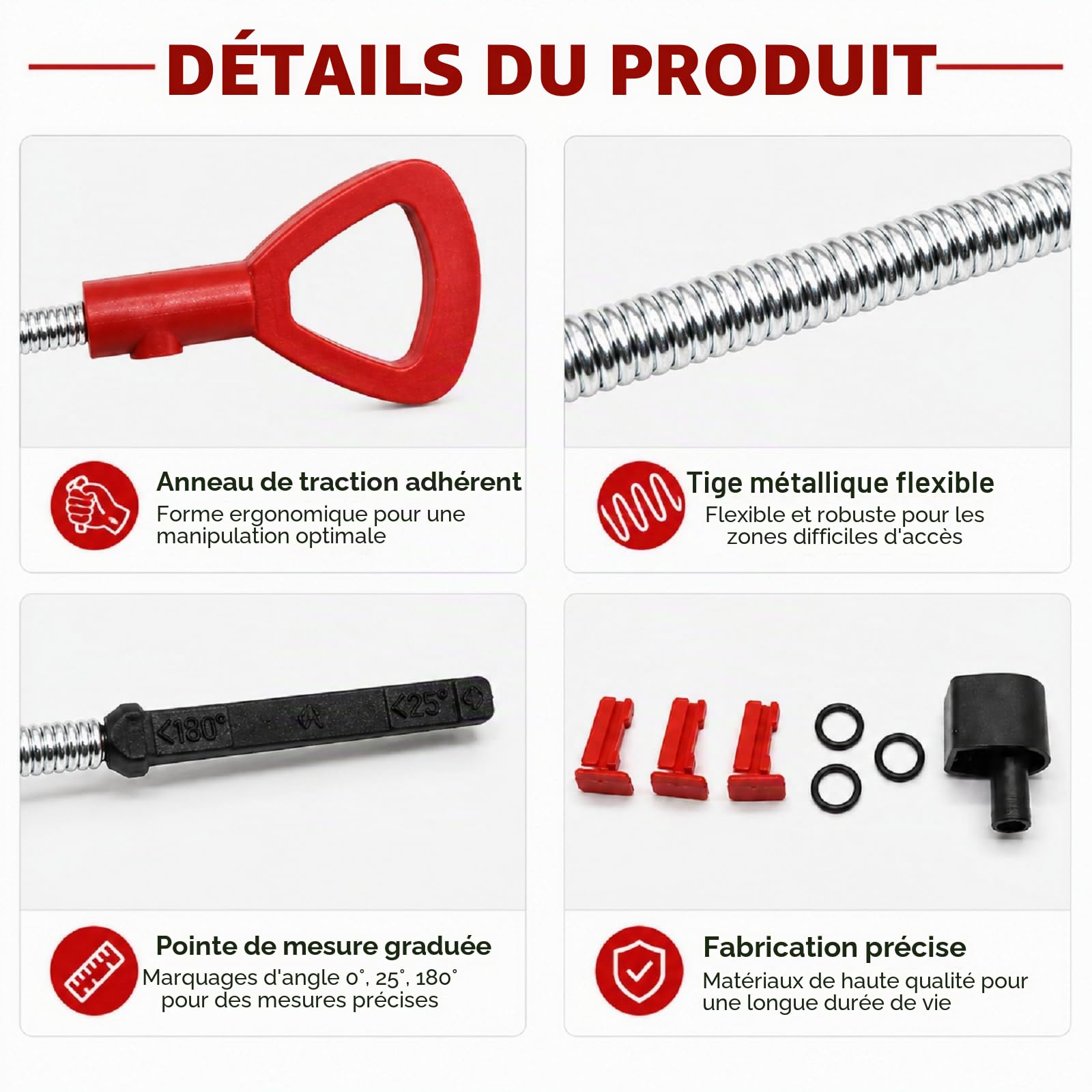 Barre de mesure automatique de transmission pour huile Mesure 1220mm Compatible avec Mercedes W163 W203 W208 W210 W211 W220 140589152100 1405891521 140-589-15-21 168589012100