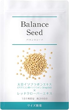 Wyze Pharmaceutical Official Soy Isoflavones 30 mg Concentrated Formula, Balance Seed, Isoflavones, Vitamin E Supplement, Female Hormones 30 Tablets / 30 Day Supply