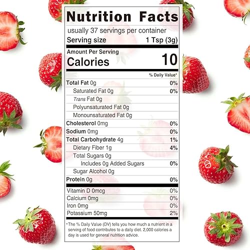 Miniatura 2 de Polvo de fresa liofilizado para hornear, vegano, sin OMG, sin gluten, sin aditivos ni conservantes, 4 onzas