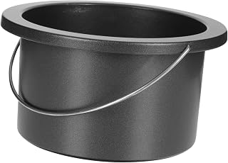 Ipetboom 1pieza Olla De Cera Derretida De Aluminio Accesorio De Calentador De Cera Tazón Antiadherente Para Depilación y Fabricación De Velas Color Aleatorio