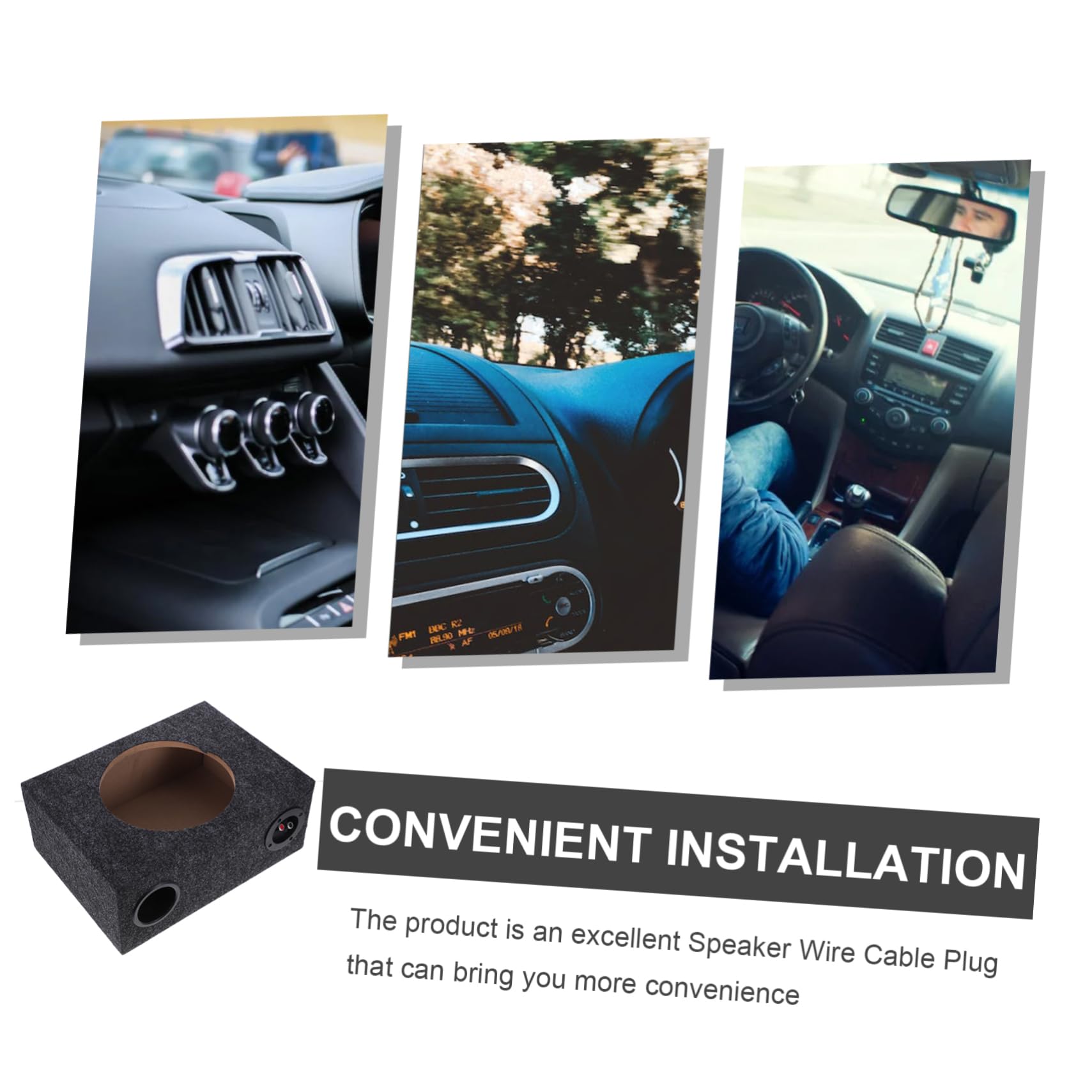 iplusmile Subwoofer Per Auto Box Sottile Per Veicoli Cassa Compatta Per Subwoofer Auto