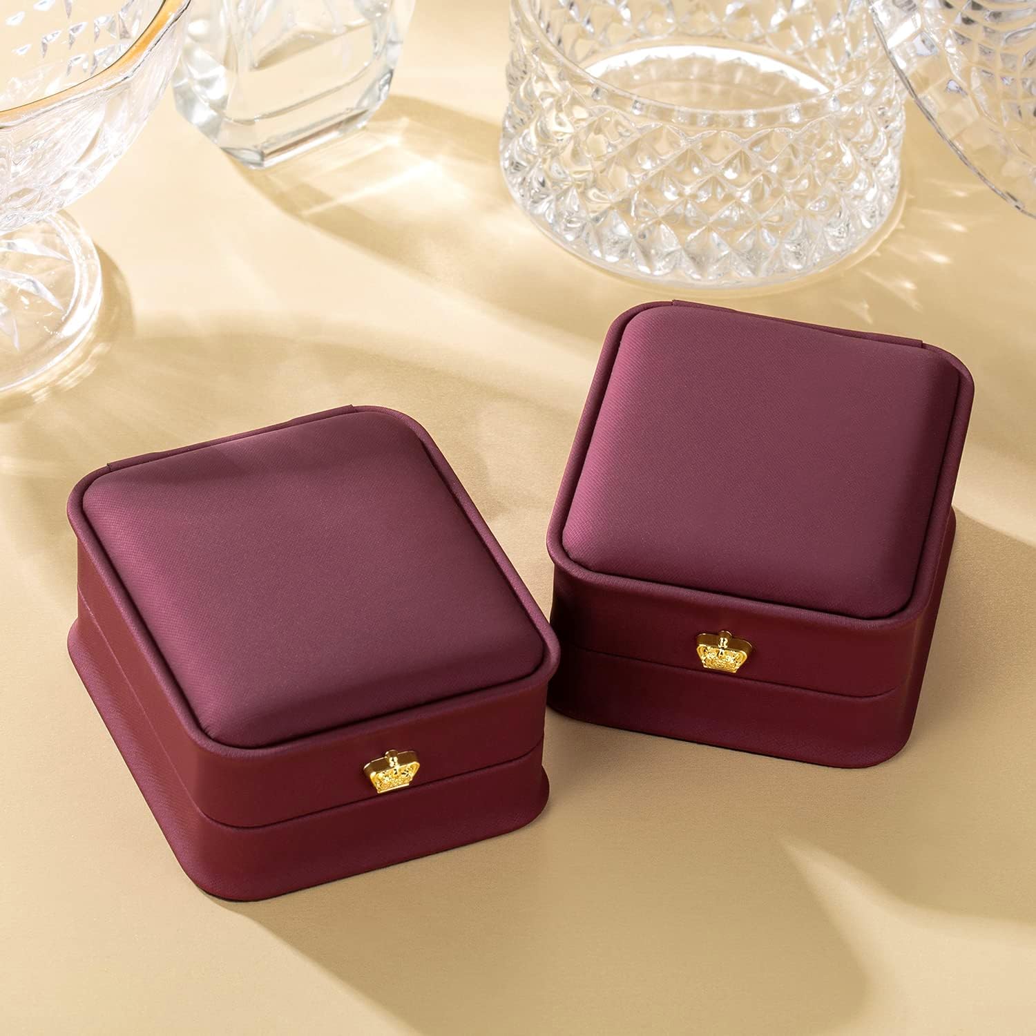 GIORGIA GIBBS Gold Earrings for Women 14K Gold Hoop Earrings for Women Rhombic Print Wide-Face Statement Chunky Half-Circle Design Hoop Earring for Womens 17 MM/20 MM (17MM)