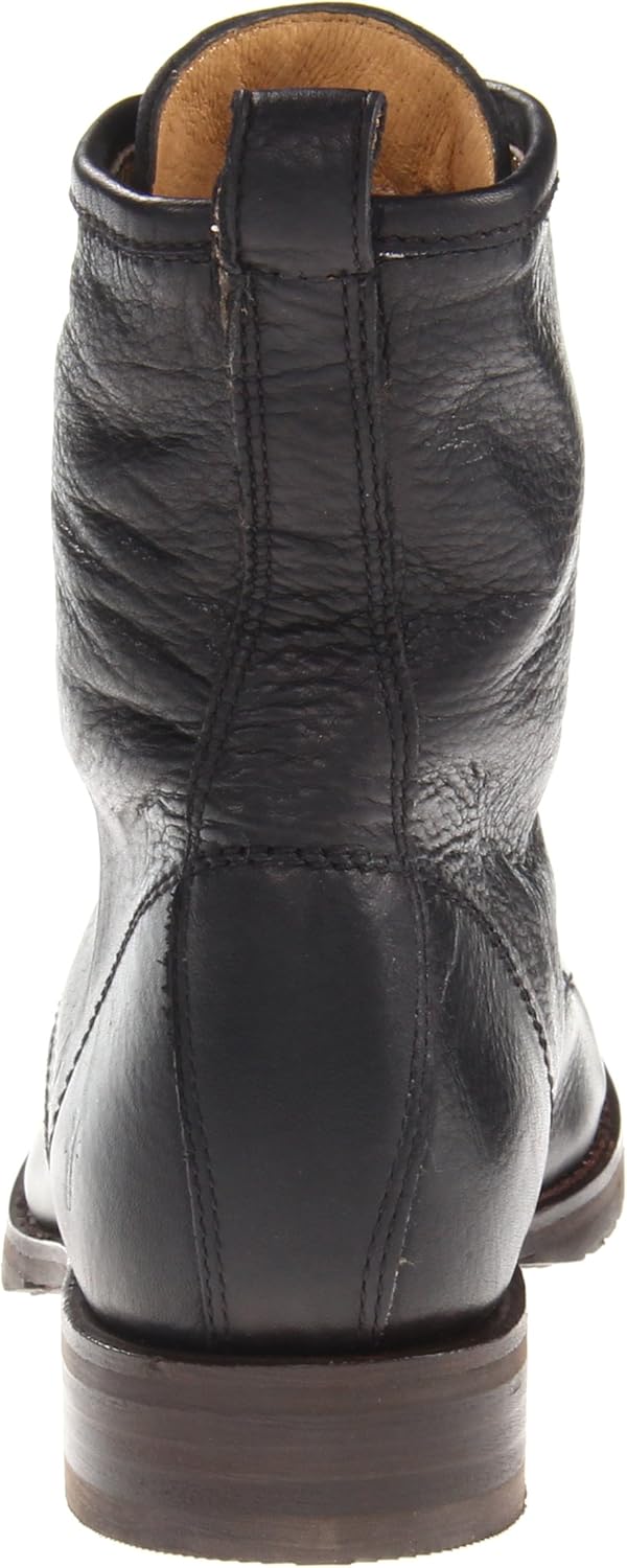 Miniatura 3 de Frye Veronica Botas de combate para mujer hechas de cuero italiano vintage pulido a mano con construcción Goodyear Welt y forro de cuero, altura de