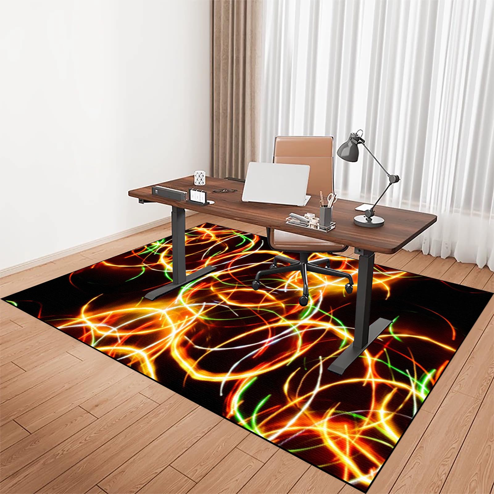 Alfombra Silla Ruedas Gaming Oficina Alfombra Silla Gaming protección del suelo 90 x 120 cm Alfombrilla protectora para silla de oficina Alfombra Silla Escritorio para laminado parqué suelos duros