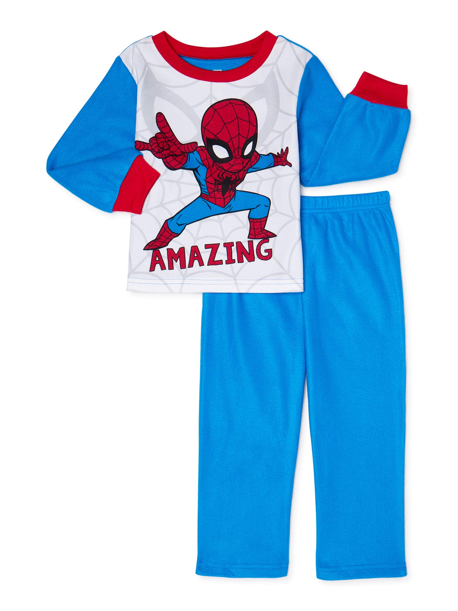 Little Boys' Amazing Spiderman 2 Piece Pajama Set