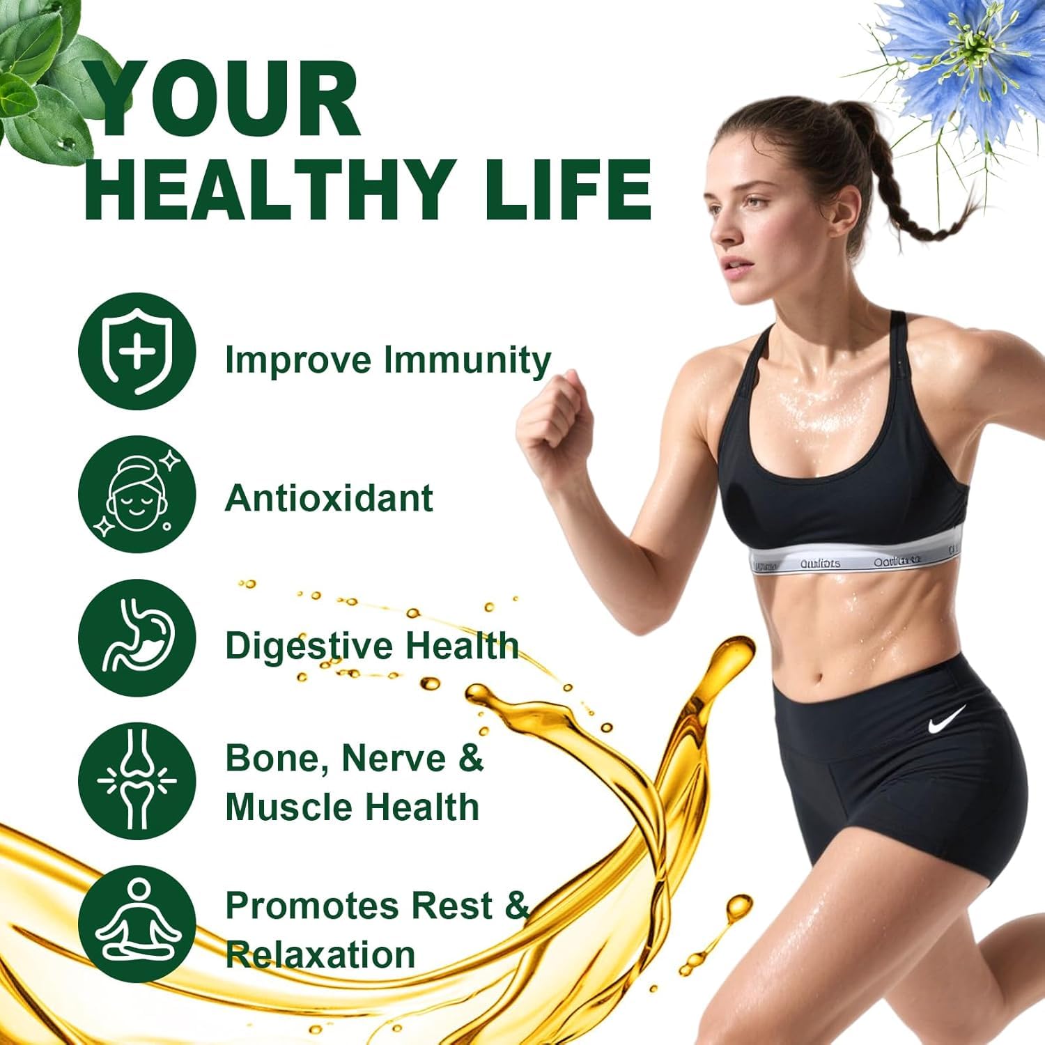 150 Softgels Oil of Oregano with Black Seed Oil, 2 in 1 Oregano Supplement for Immune Health, Retains High Concentrated Carvacrol & Thymoquinone, 1 Pack — Amazon image 5