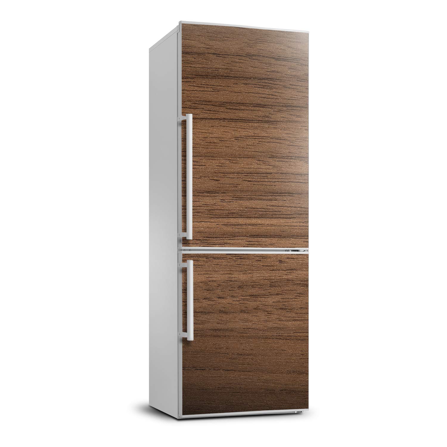 Cubierta del refrigerador autoadhesiva 60x180 vinilo pared cocina efecto madera