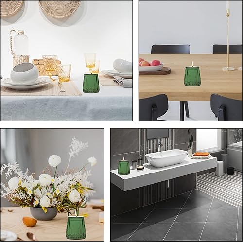 Miniatura 3 de LIZHOUMIL Moldes para tarros de velas moldes de silicona de calabaza para hormigón con tapa y 5 anillos de sellado molde de cemento para recipientes