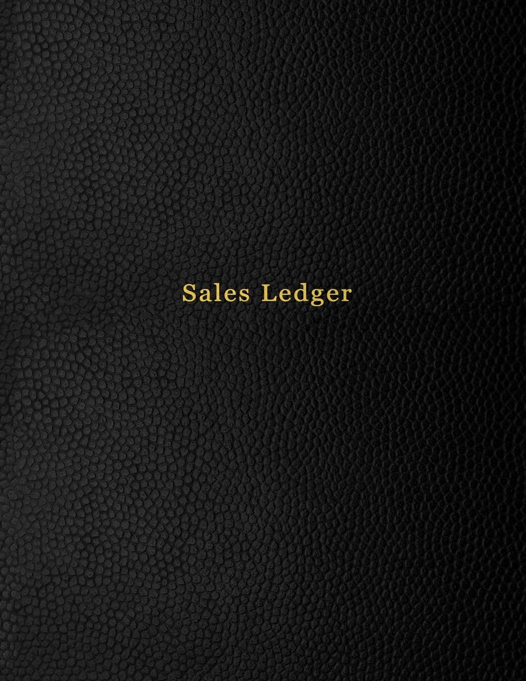 Sales Ledger: For arbitrage resellers and 2nd hand sellers looking to grow, track and log their purchases and sales for flipping business | Black leather print design