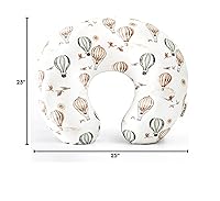 Vista 8 de GRSSDER Funda de Almohada de Lactancia Elástica Minky Removible Fundas de Lactancia para Almohadas de Lactancia Materna, Forro Ultra Suave y Cómodo