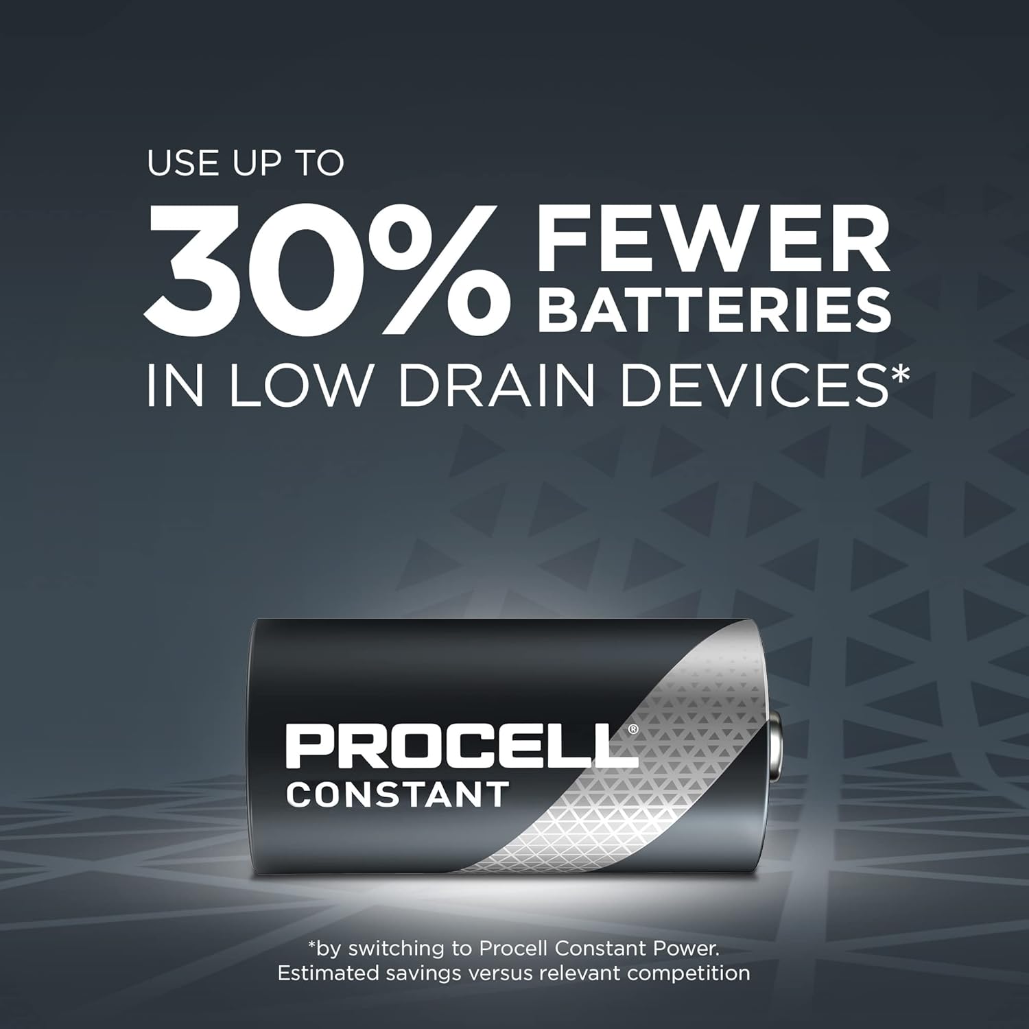 Procell Constant C Cell Long-Lasting Alkaline Batteries (72 Pack), 10-Year Shelf Life, Bulk Value Pack for Consistent Moderate Drain Professional Devices : Health & Household