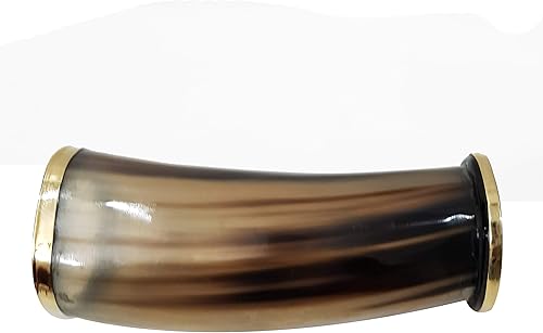 Miniatura 5 de Artesanía Viking Vintage Beber Cuerno Taza Para Cerveza Vino Medieval Tazas Vidrio 6 pulgadas