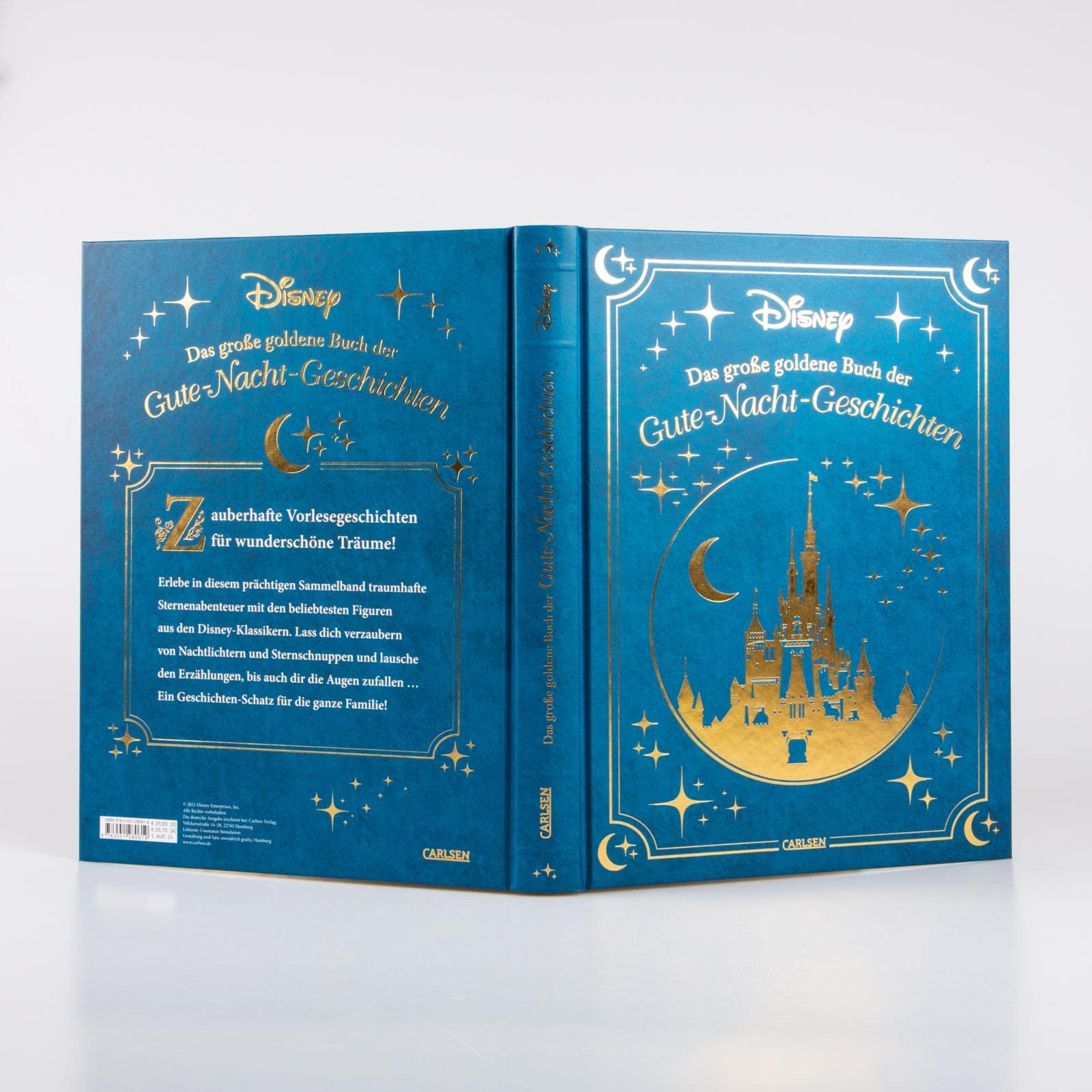 Disney: Das große goldene Buch der Gute-Nacht-Geschichten: Angenehm einschlafen mit Olaf, Bambi, Winnie Puuh und Co.: 20 zauberhafte Geschichten zum Vorlesen ab 4 Jahren