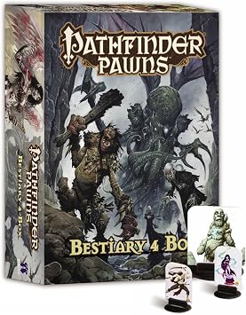 Pathfinder Pawns Bestiary 4 Box, 300+ RPG Monster Miniature Pawns