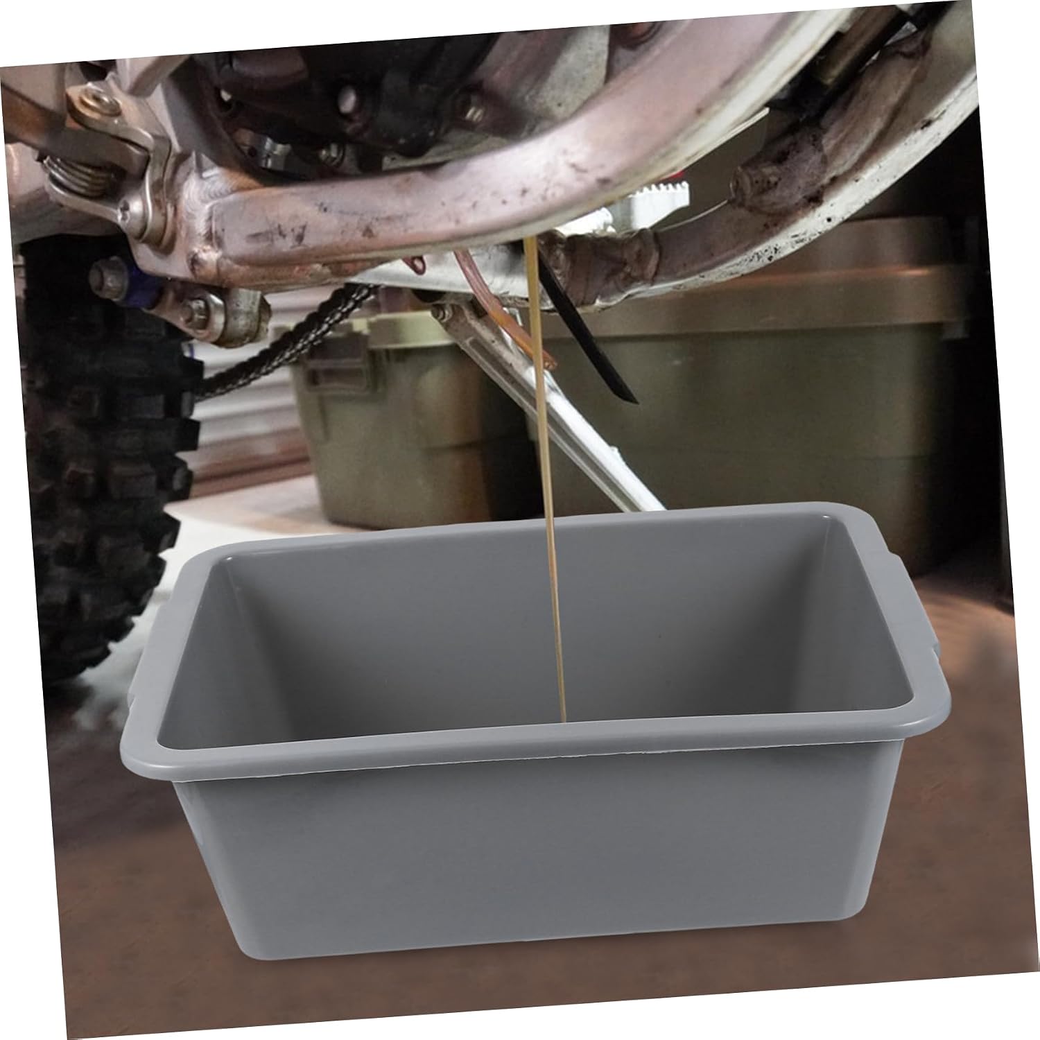 Extra Engine Oil Collection Pan Durable Plastic Drip Tray for Vehicles Efficient Waste Oil Collection Versatile Tool for Various Car Models Easy to Clean and Prevents Spills