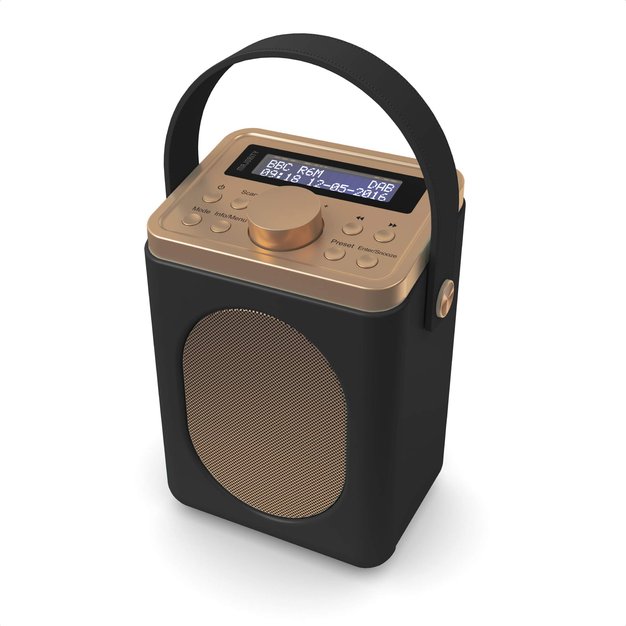 MAJORITY Little Shelford Portable Radio Bluetooth Connectivity FM