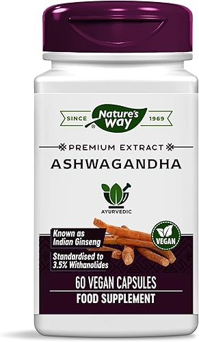 Nature's Way - Ashwagandha, 60 cápsulas vegetales