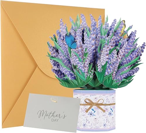 Miniatura 7 de Tarjetas desplegables de papel de clavel, tarjetas de ramo de flores emergentes 3D, tarjeta de felicitación emergente para el día de la madre,