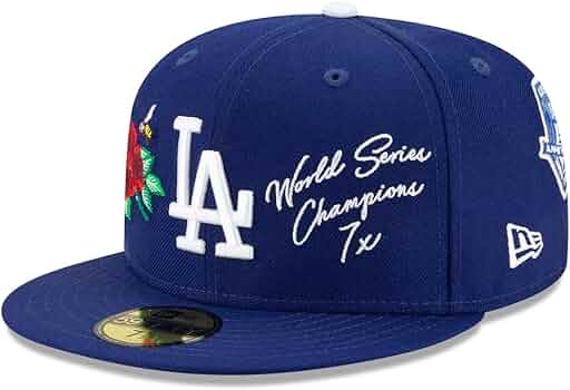 New Era 59Fifty Multi Graph DodgersEra Baseball Cap Fitted Cap 7 5