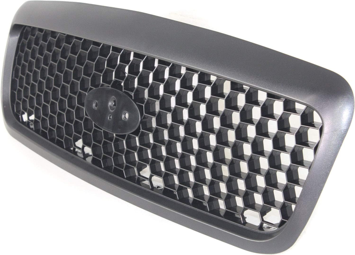 Garage-Pro Grille Assembly Compatible with 2001-2011 Ford Crown Victoria Plastic, Textured Dark Gray Shell and Insert, Base/LX/Police Models - CAPA