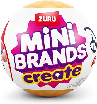 ZURU Mini Brands Toy Miniature Disney Snacks 1 Capsule