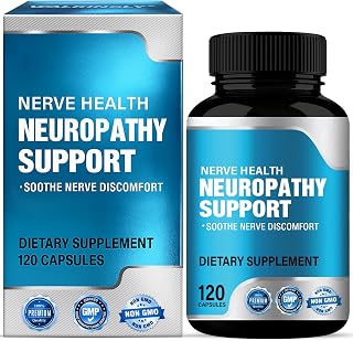SHWD Nerve Savior for Neuropathy, Neuropathy Supplements with 600 Mg Alpha Lipoic Acid, Strengthens Nerve Health, Peripheral Relief Support, 120 Count (Pack of 1)