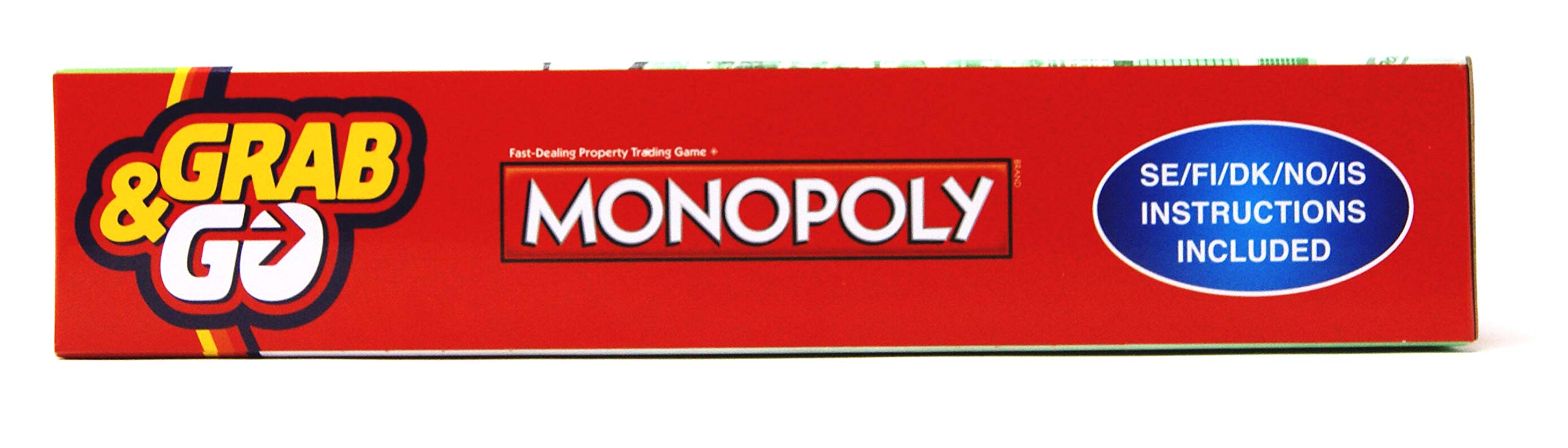 Monopoly Grab and Go: Monopoly-Reisespiel (Nordic Pack), Mehrfarbig, B1002179