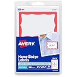 Avery Customizable Name Tags, 2-1/3