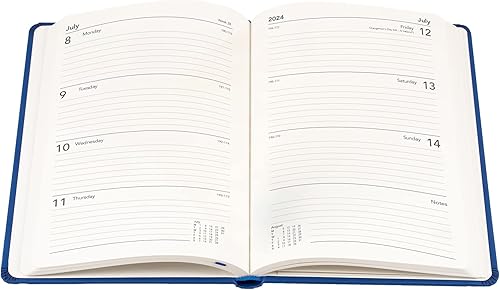 Miniatura 2 de Collins Legacy - Agenda semanal 2024  Agenda diaria 2024  Agenda semanal 2024 suave al tacto flexible  Agenda de tamaño A5 2024 (gris claro)