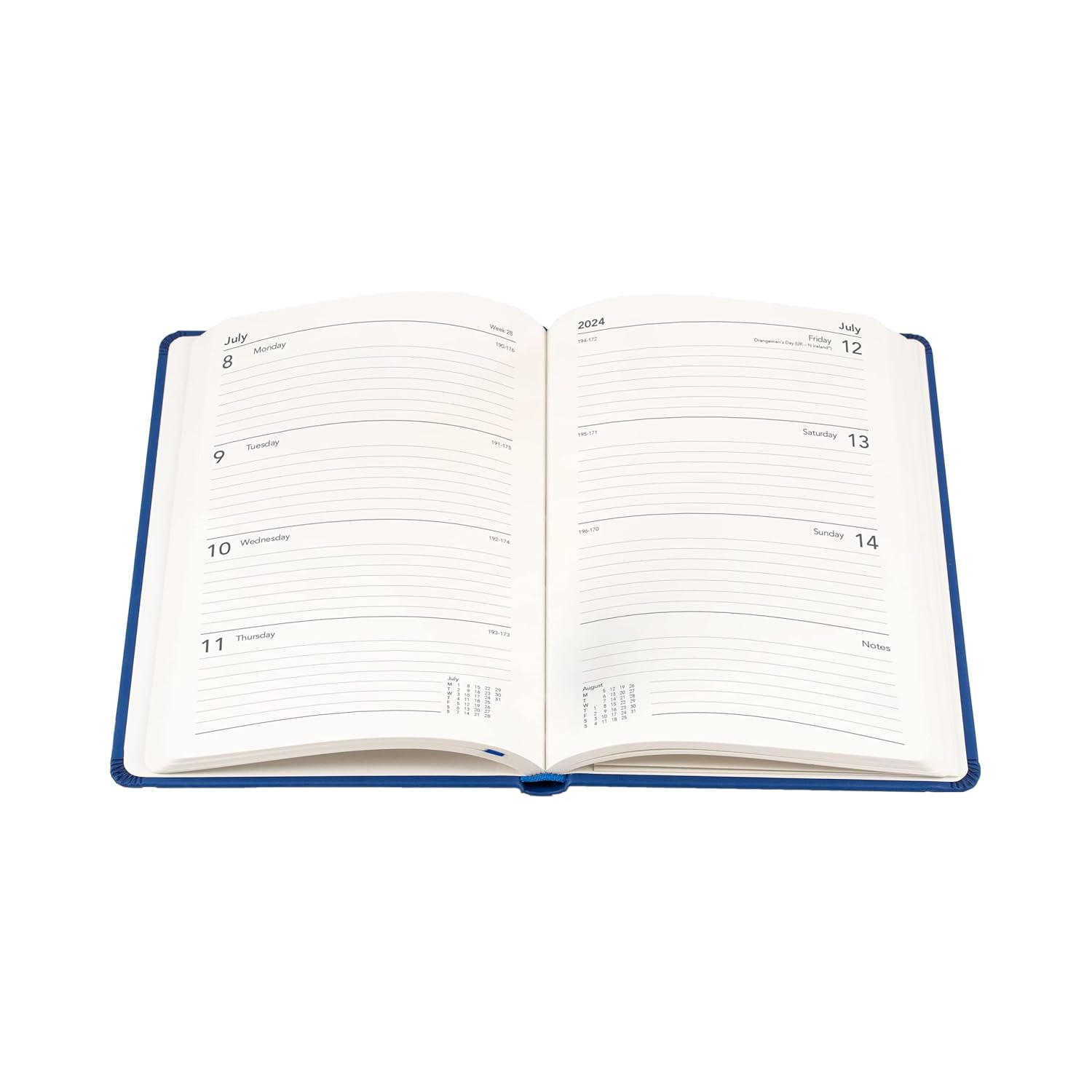 Collins Legacy 2024 Diary A5 Week To View Diary - Business Planner and Organiser - January to December 2024 Diary - Weekly - Lilac - CL53.55-24