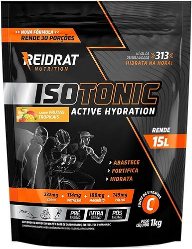Isotonic Active Hydration - 1000g Frutas Tropicais - Reidrat