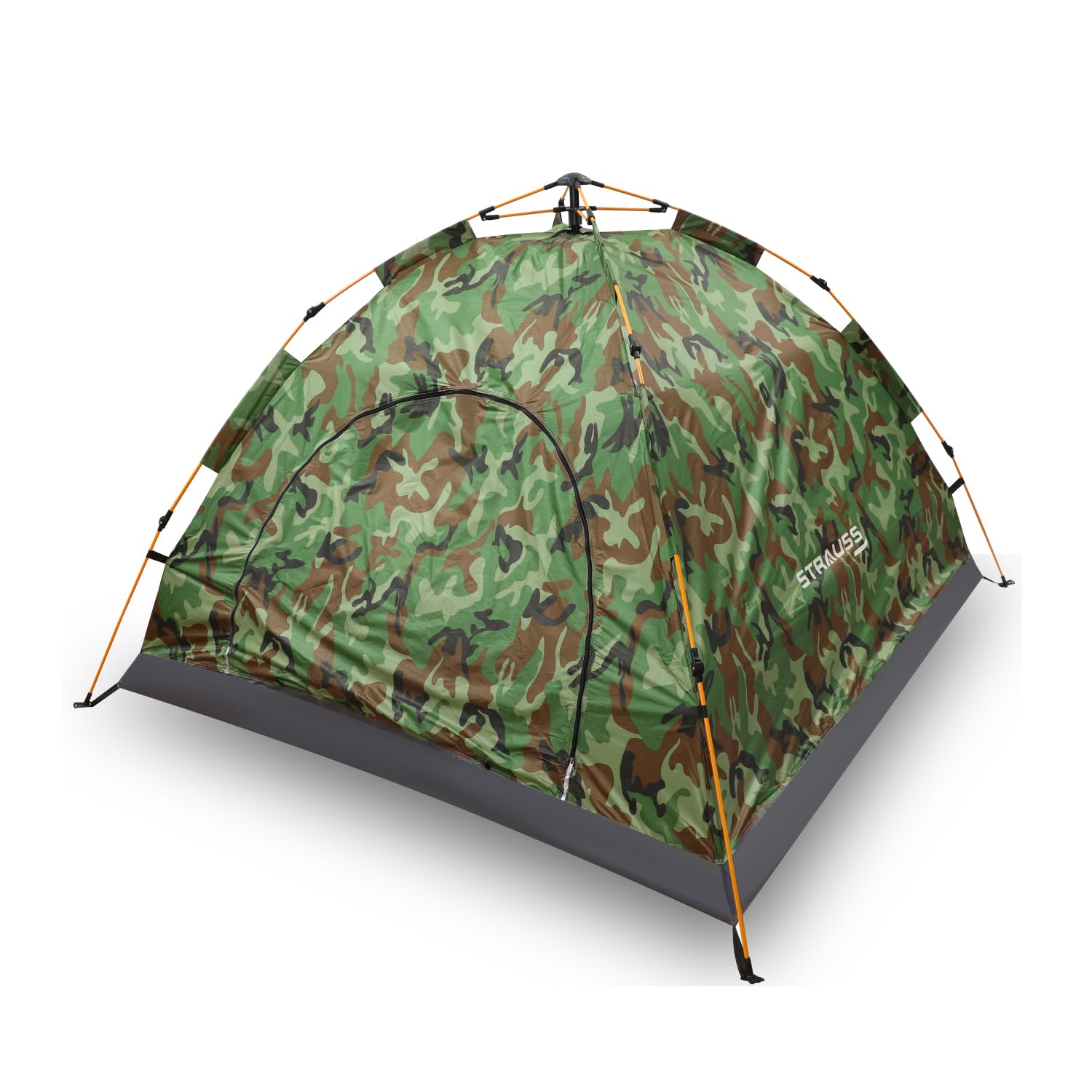 STRAUSS Portable Tent for Camping | Ideal for 2 Persons | Easy Setup for Picnic, Travel, Hiking, Trekking, Outdoor Camping | Waterproof and Windproof Tent | Superior Air Ventilation (Military Color) (B0C53WPMXQ) Amazon Price History, Amazon Price Tracker