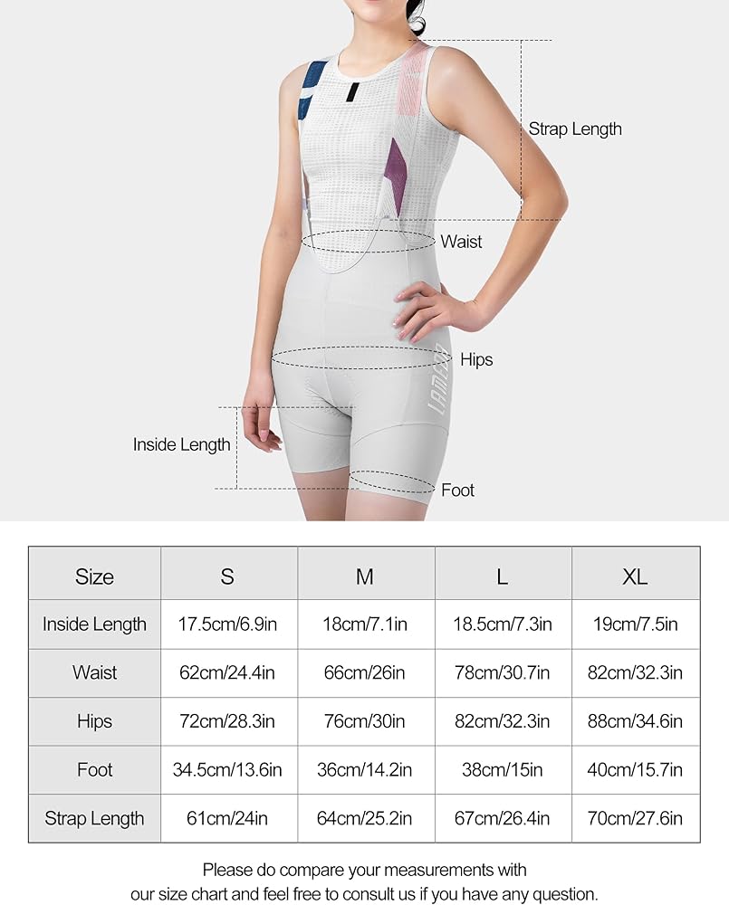 LAMEDA Cycling Bibs Women Padded Bike Shorts Womens High Waisted With Padding Breathable Bicycle Shorts For Biking Road B0f5b2769v 081125 Hq