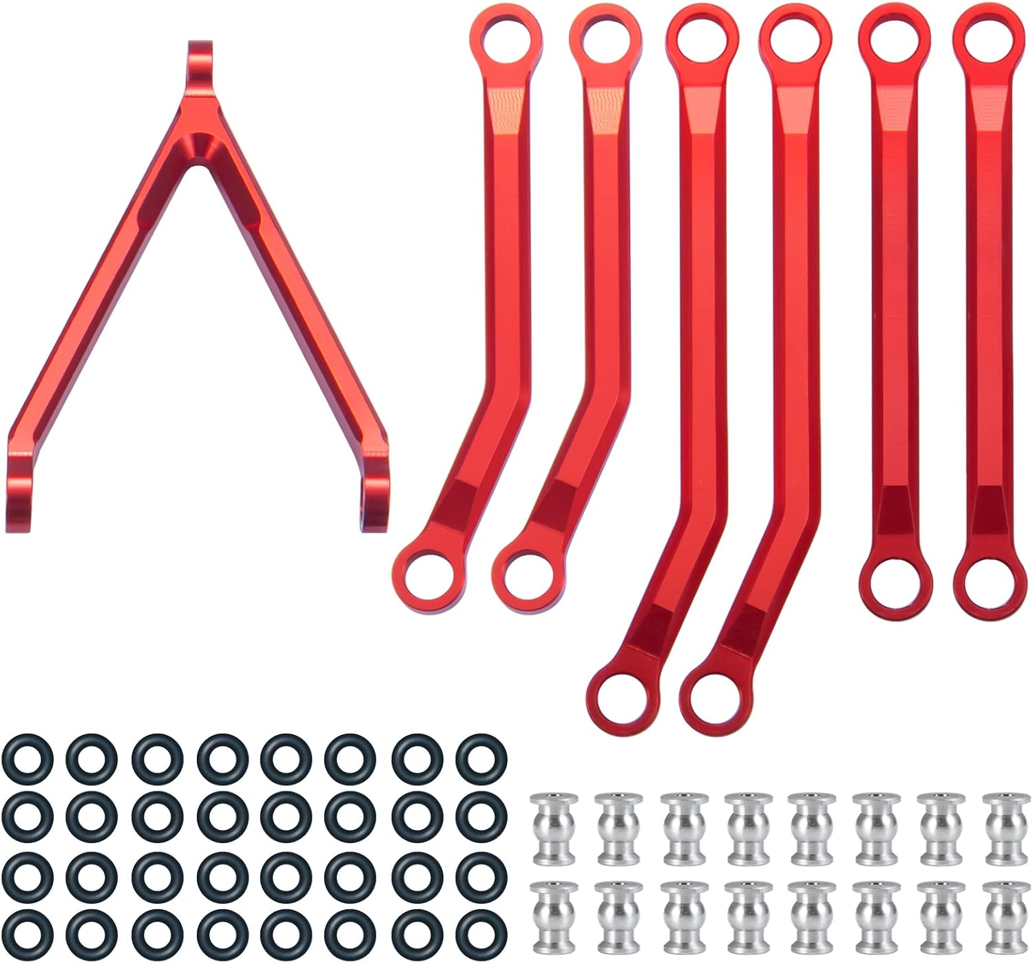 High Clearance Links Aluminum Chassis Links Set for 1/24 Axial SCX24 AXI00001 AXI00002 AXI00006 RC Crawler Car Upgrades