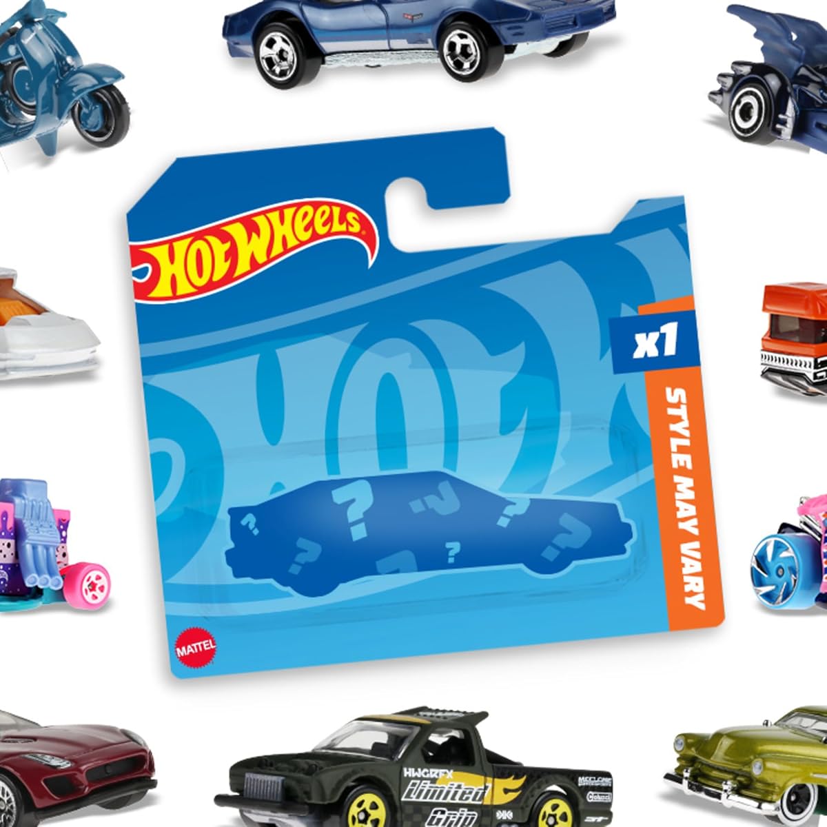 Coche de juguete Hot Wheels, motocicleta, camión, rescate, personaje o coche de carreras, furgoneta o avión a escala 1:64, vehículo para niños y coleccionistas (los estilos pueden variar)