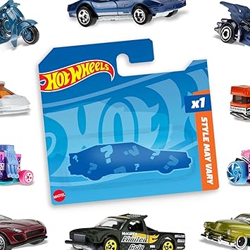 Hot Wheels Single Cars, Wide Product Range, Toy Car Collection, 1: 64 Scale, 5785 multicolor