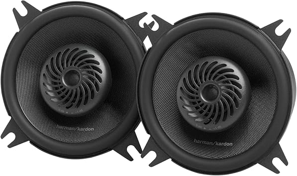 Harman Kardon FIT 4F Coaxial Car Speaker 10 cm 2-Way 4-Ohm recessed speaker 35W RMS / 280W peak polypropylene membrane with plus one technology OEM compatible