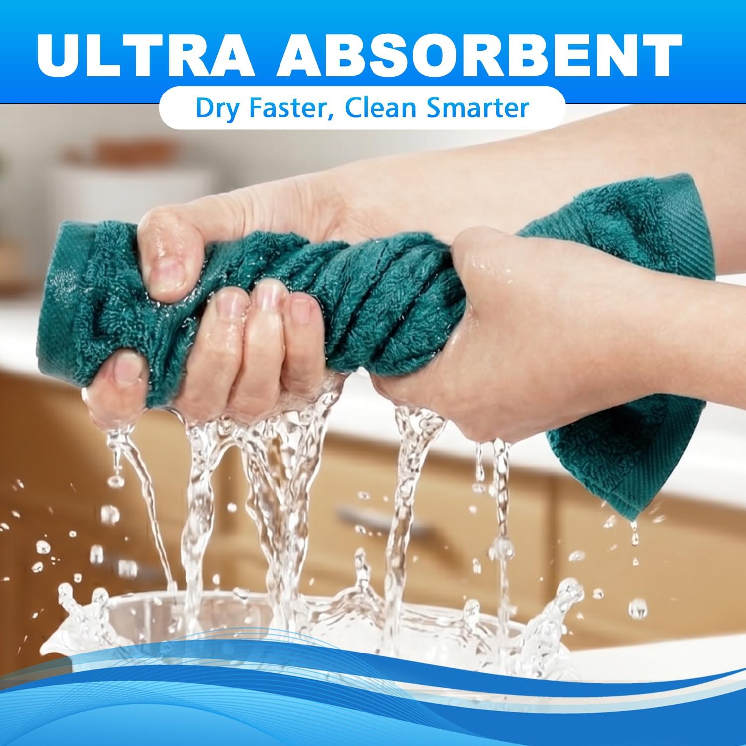 Wash Cloths for Face 3 Pack, 100% Cotton Washcloths, Soft Absorbent Face Towels for Face & Body, Quick Dry Wash Cloths for Showering, Bathroom, 3 Colors