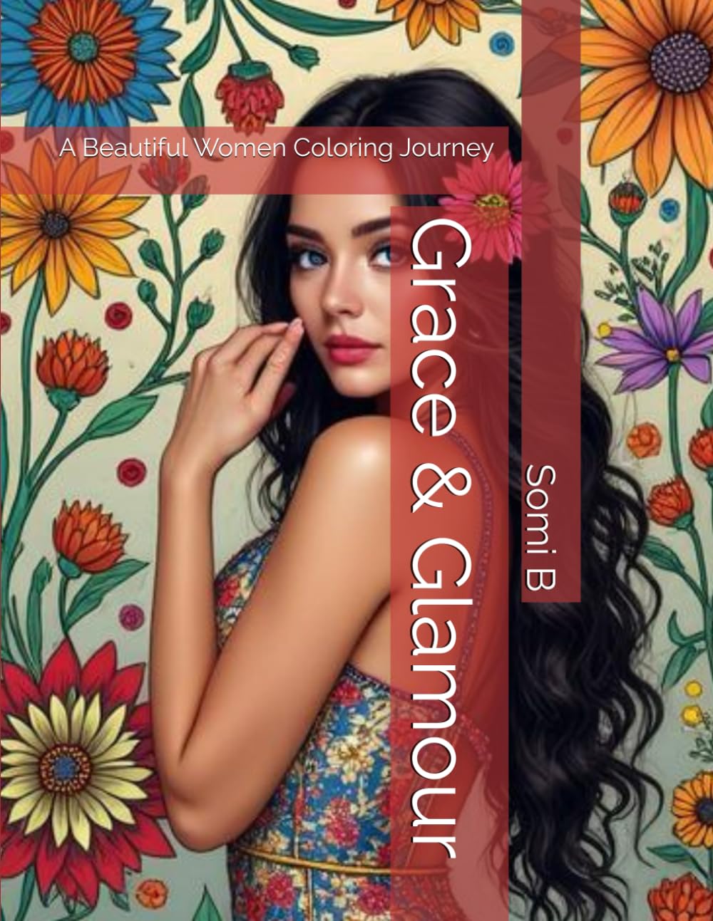 Grace & Glamour: A Beautiful Women Coloring Journey